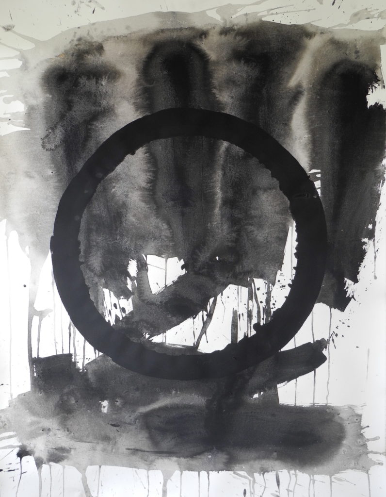 Openings and Obstructions, 2012, Ink on Paper, 107 x 78cm