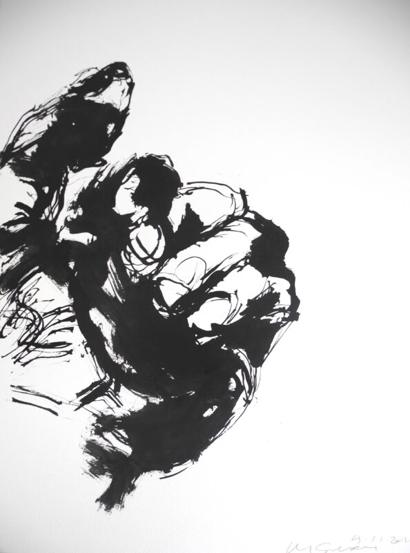 Speaking Hands, 2015, Ink on Paper