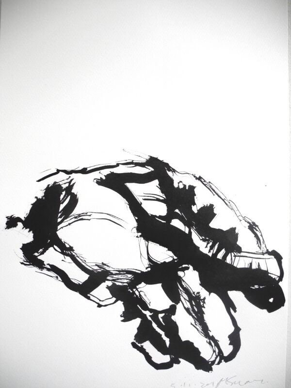 Speaking Hands, 2015, Ink on Paper