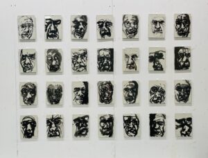 Silence is Death, 2004 / Drawings / Faces