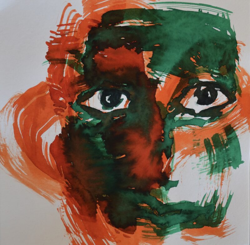 Witness 4, 2025, Ink on Paper