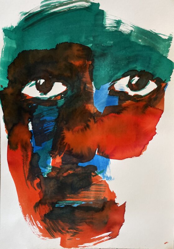 Forgotten Voices 4, 2025, Ink on Paper