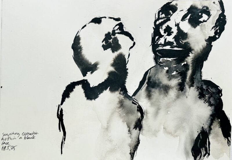 Incredulous, 2025, Ink on Paper
