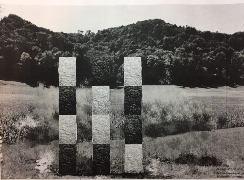 Up and Down/Together and Apart, Draft for stone sculptures