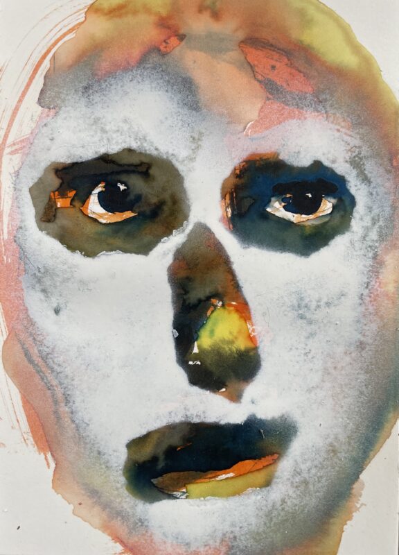 playing your game 4, 2025, mixed medium on paper