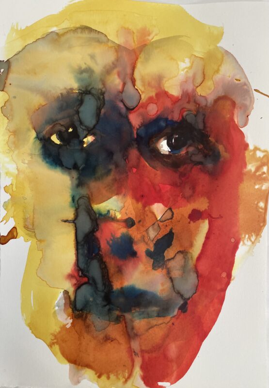 UT, 2025, watercolor on paper
